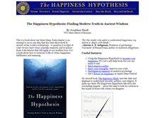 Tablet Screenshot of happinesshypothesis.com